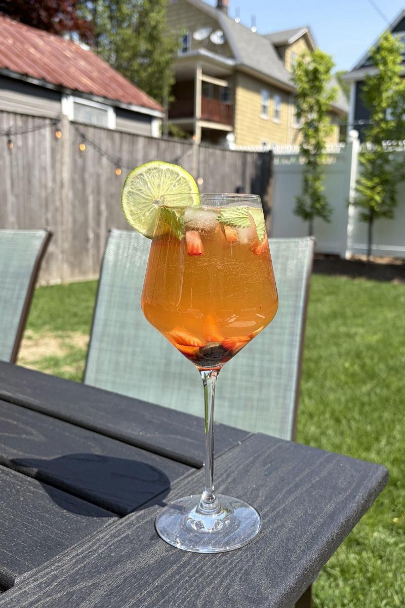 Sara's Sassy Sangria with Pineapple Sage