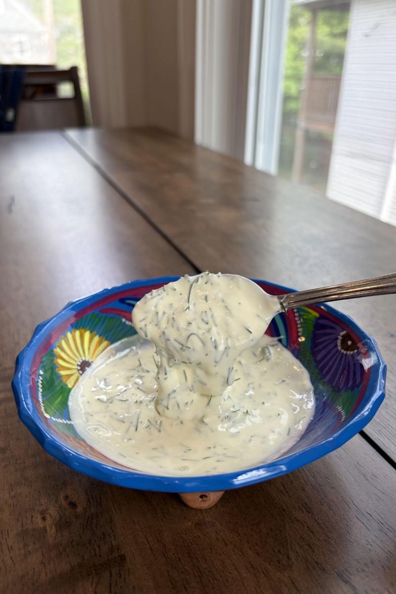 Sara's Dill Sauce for Fish